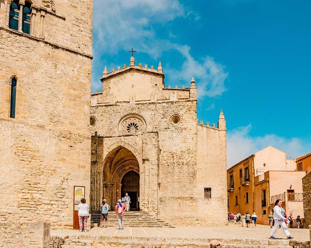 Ferienwohnung La Maiolica Blu Trapani Exterior foto